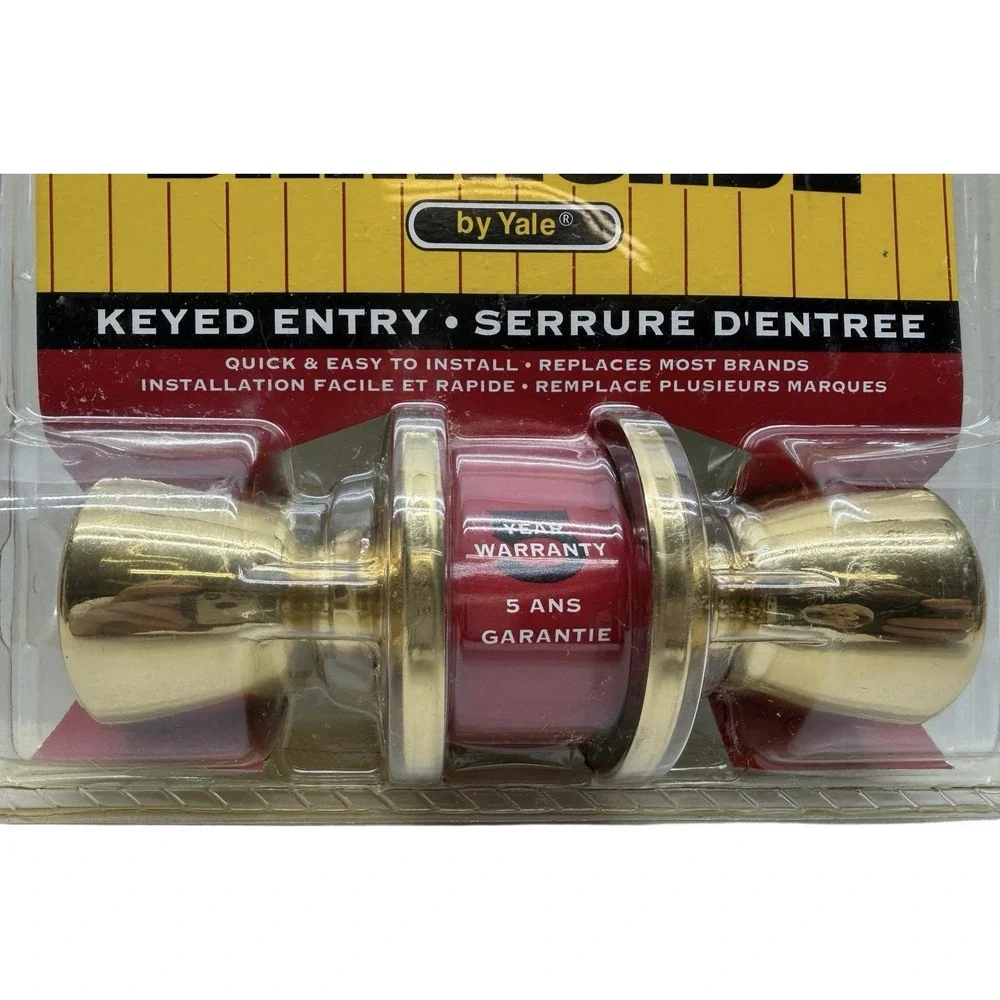 Barricade By Yale Keyed Entry Door Knob Set Replaces Most Brands Easy To Install